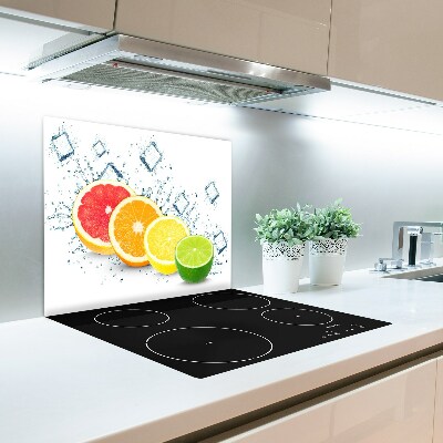 Stiklinė pjaustymo lentelė Citrusiniai vaisiai