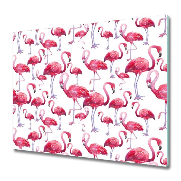 Stiklinė pjaustymo lentelė Flamingas