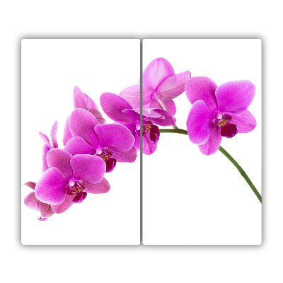 Stiklinė pjaustymo lentelė Rožinė orchidėja