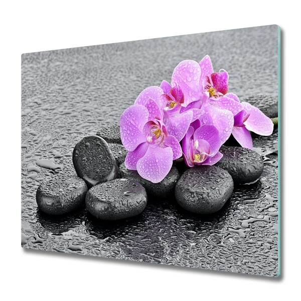 Stiklinė pjaustymo lentelė Akmenų orchidėjos