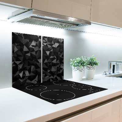Stiklinė virtuvės lenta 3D abstrakcija