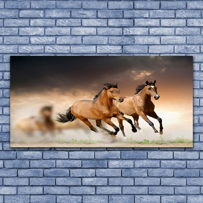 Akriliniai paveikslas Arkliai Gyvūnai