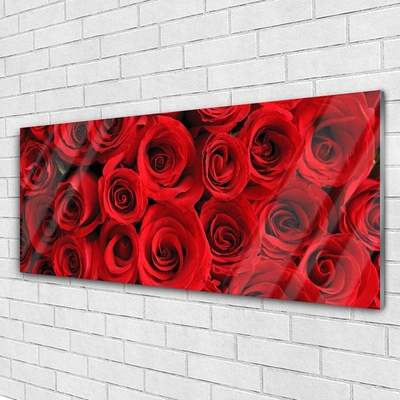 Akriliniai paveikslas Rožės Gėlės