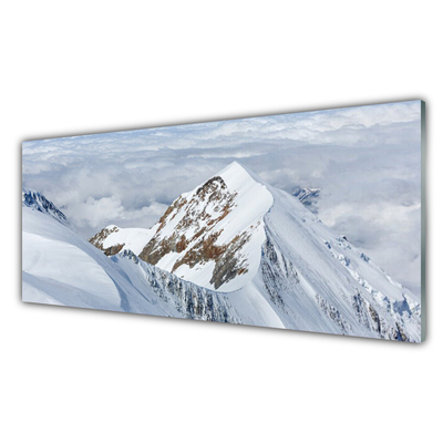 Paveikslas ant akrilinio stiklo Kalnų peizažas