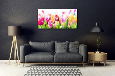 Akriliniai paveikslas Tulpės Gėlės