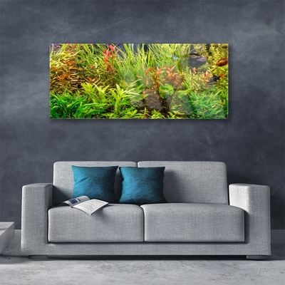 Akriliniai paveikslas Akvariumo žuvų augalai