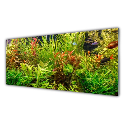 Akriliniai paveikslas Akvariumo žuvų augalai