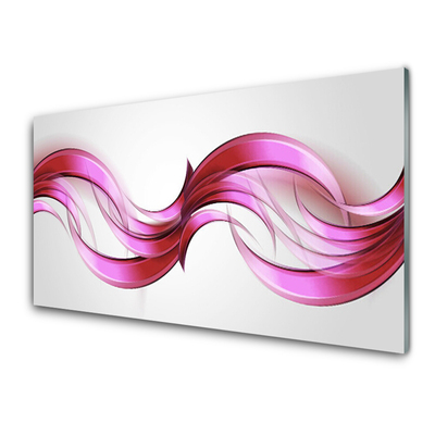 Paveikslas ant akrilinio stiklo Abstract Waves Menas Menas