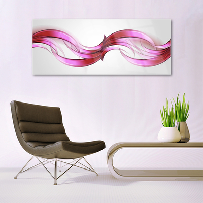 Paveikslas ant akrilinio stiklo Abstract Waves Menas Menas
