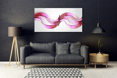 Paveikslas ant akrilinio stiklo Abstract Waves Menas Menas