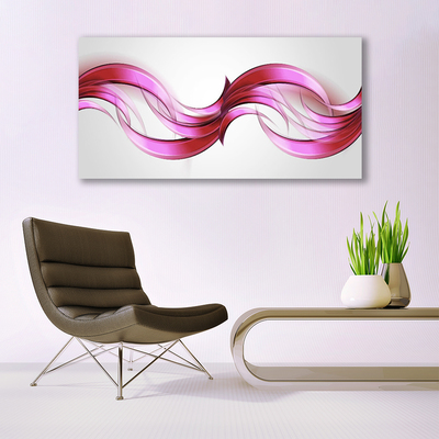 Paveikslas ant akrilinio stiklo Abstract Waves Menas Menas