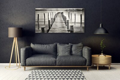 Akriliniai paveikslas Jūros tilto architektūra