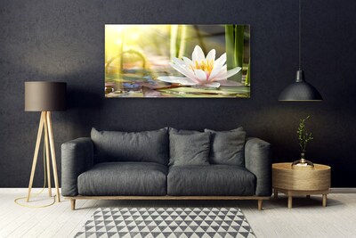 Akriliniai paveikslas Vandens lelijos gėlė