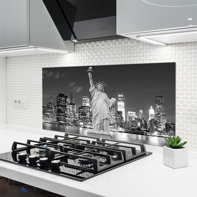 Virtuvės sieninės plokštė Laisvės statula Niujorke