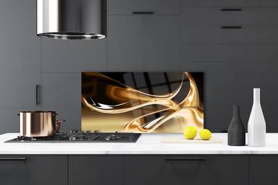 Virtuvės plokštė Auksinis abstrakčiojo meno menas