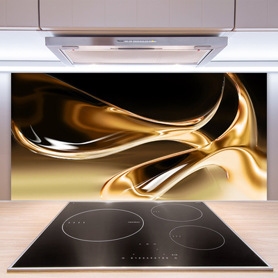 Virtuvės plokštė Auksinis abstrakčiojo meno menas