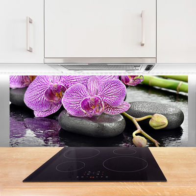 Virtuvės stiklo plokštė Orchid Zen Orchid SPA