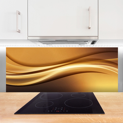 Virtuvės sieninės plokštė Abstract Waves Menas Menas