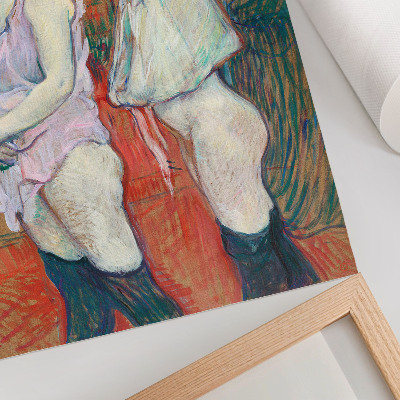 Plakatas Rue des Moulins (1894) didelės raiškos Henri de Toulouse-Lautrec paveikslas