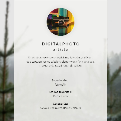 Sieninis plakatas Medis ant kalvos geltoname lauke
