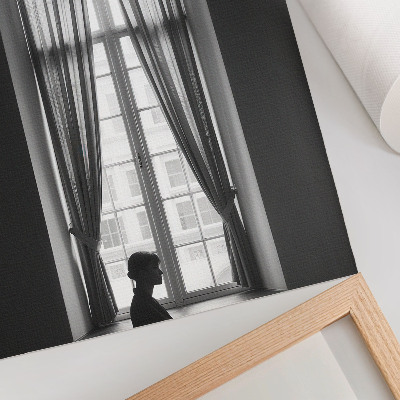 Plakatas svetainei Monochromatinis šviesos ir šešėlio žaismas