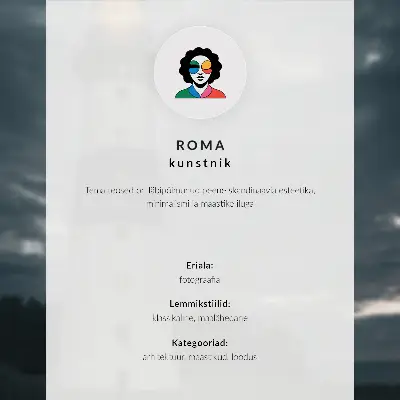 Sieninis plakatas raudoni namai kalnuose prie vandens su ramiu peizažu