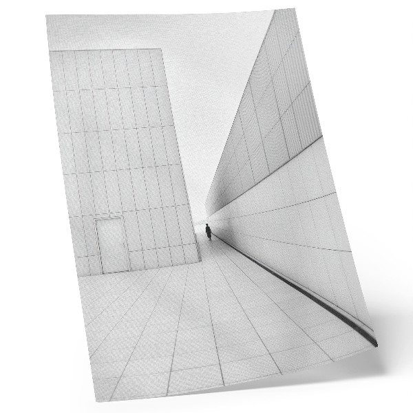 Plakatas Minimalistinė geometrinė architektūra