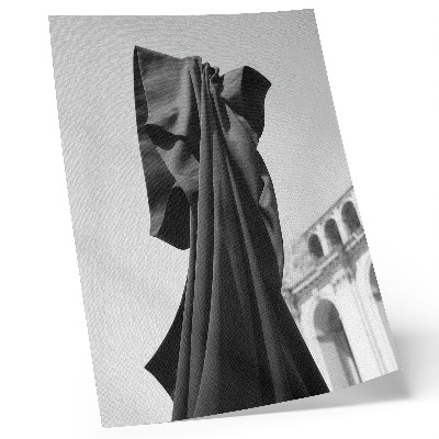Sieninis plakatas Minimalistinė kompozicinio audinio architektūra
