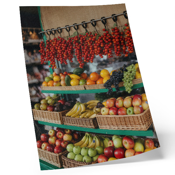 Plakatas svetainei Spalvingi vaisiai, tradicijų aromatas, gamtos atmosfera