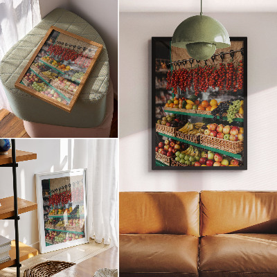 Plakatas svetainei Spalvingi vaisiai, tradicijų aromatas, gamtos atmosfera