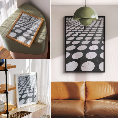 Plakatas svetainei Geometriniai raštai juodos ir baltos spalvos kontrastas