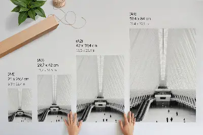 Plakatas svetainei modernios interjero linijos su dinamiška minimalizmo kompozicija