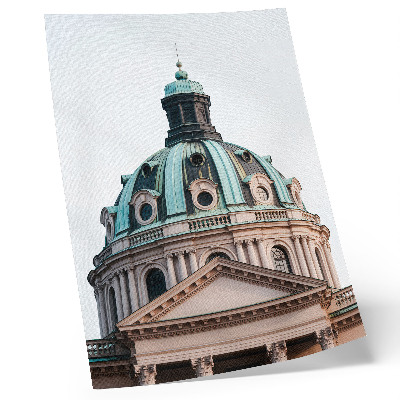Sieninis plakatas Įspūdingos kupolo detalės klasikinėje architektūroje