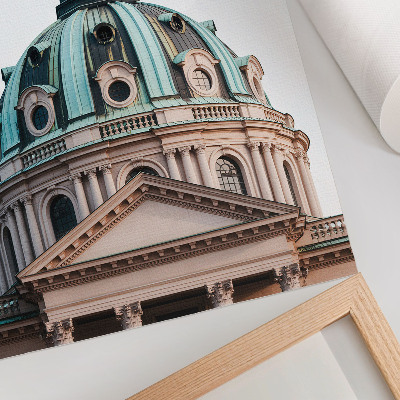 Sieninis plakatas Įspūdingos kupolo detalės klasikinėje architektūroje