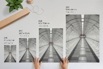 Plakatas svetainei Futuristinis erdvės modernus lubų apšvietimas