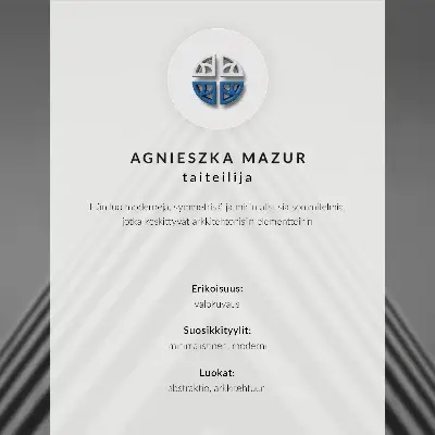 Dekoratyvinis plakatas karuselinis bokštas su dinamišku judėjimu minimalistiniu stiliumi