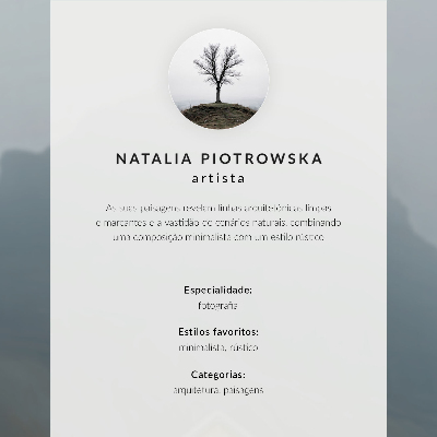 Plakatas svetainei Geltono namo rūkas kalnuose rami atmosfera