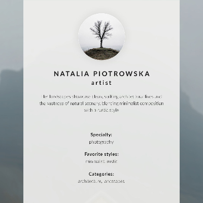 Plakatas svetainei Geltono namo rūkas kalnuose rami atmosfera
