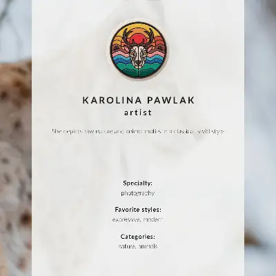 Plakatas svetainei Rysy kalnai žiemą su natūralių spalvų harmonija