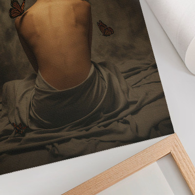 Sieninis plakatas Subtilūs drugeliai pabrėžia eleganciją ir ramybę