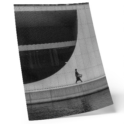 Dekoratyvinis plakatas Modernus paprastumas, drąsi geometrija, harmoninga monochromija