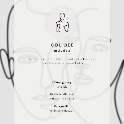 Plakatas minimalistiniai portretai su linijiniu piešiniu, gyliu ir emocijomis