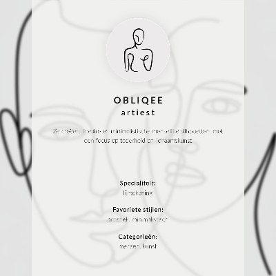 Plakatas Minimalistiniai portretai, linijinis piešinys, gylis, emocijos