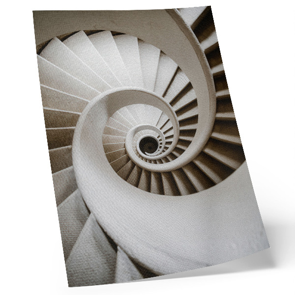 Plakatas Spiraliniai laiptai modernioje architektūroje