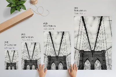 Sieninis plakatas Neapdorota struktūra, pilna simetrijos ir linijų