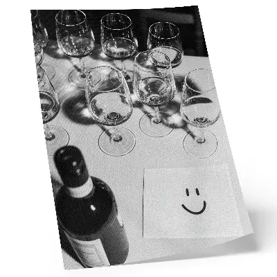 Plakatas elegantiškas juodos ir baltos spalvos kontrastas