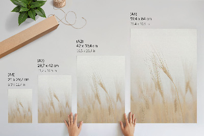 Plakatas Minimalistinis grūdų burbuolių elegancija
