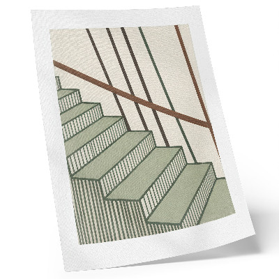Plakatas Laiptų geometrija, dinamiškumas, minimalizmas, elegancija