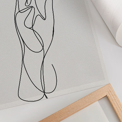 Plakatas Minimalistinis rankų linijos elegancija ir modernumas