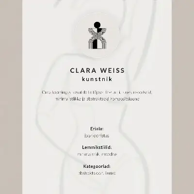 Minimalistinis plakatas rankų linijos elegancija ir modernumas